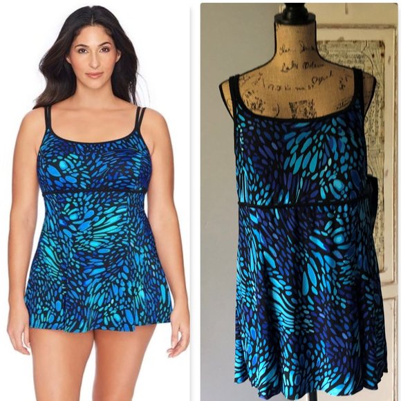 Great Lengths Other - Great Lengths Empire Princess Seam Swimdress NWT